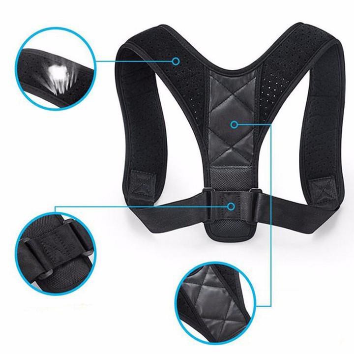 Đai Chống Gù Lưng POSTURE CORRECTOR đóng hộp cao cấp , Đai Chống Gù Cải Thiện Tư Thế Sau 3 Tháng