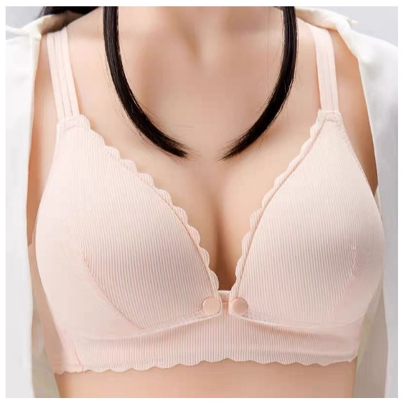 Áo lót bầu su tăm_áo ngực bầu mặc sau sinh cho bé ti tiện lợi