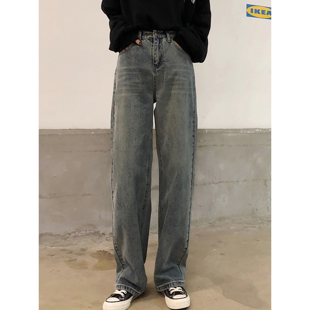 [ORDER] Quần Jeans Suông Cạp Cao