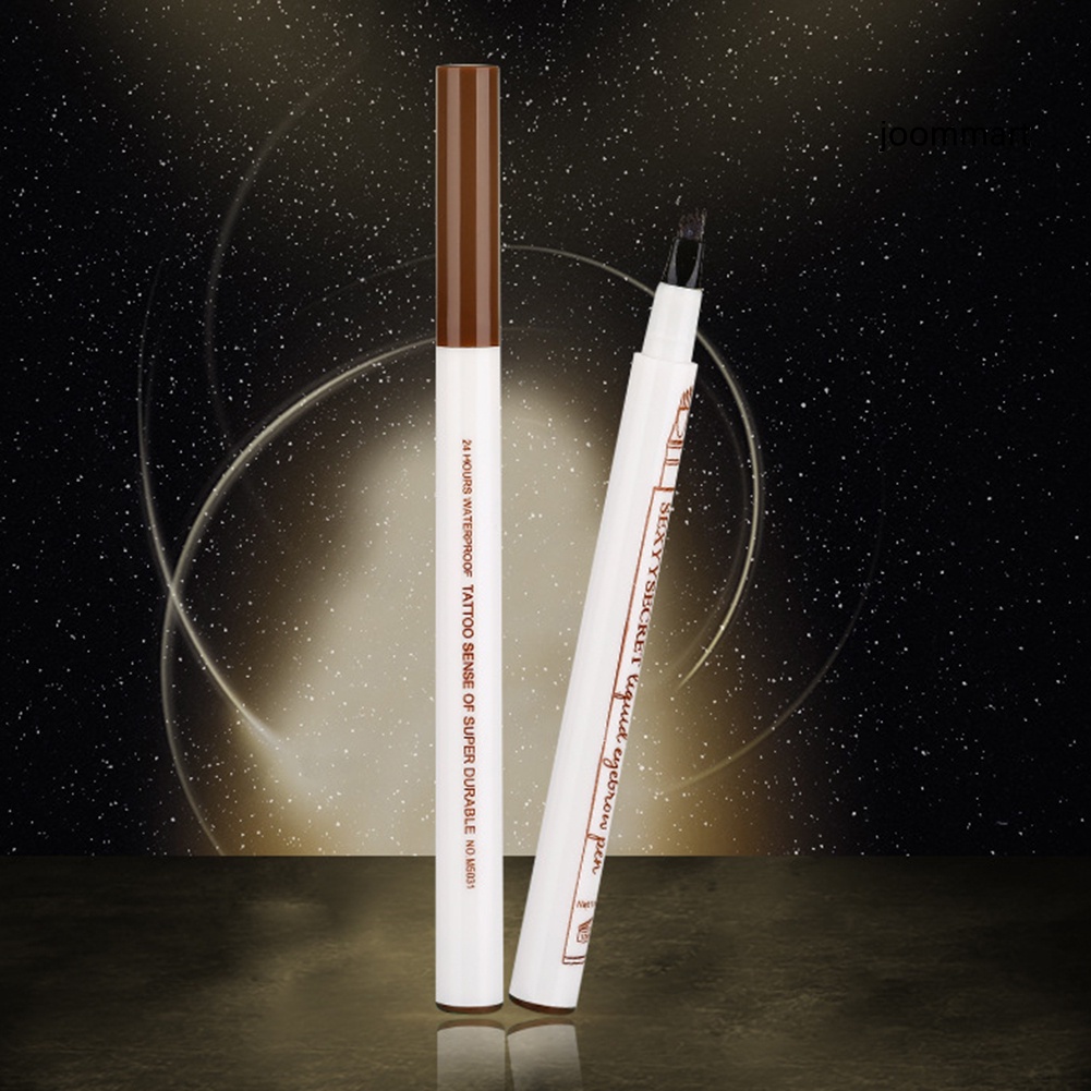 (Hàng Mới Về) Bút Kẻ Lông Mày Dạng Phẩy Sợi Thiết Kế Đầu Bút Phân Thành 4 Nhánh Tiện Dụng | BigBuy360 - bigbuy360.vn