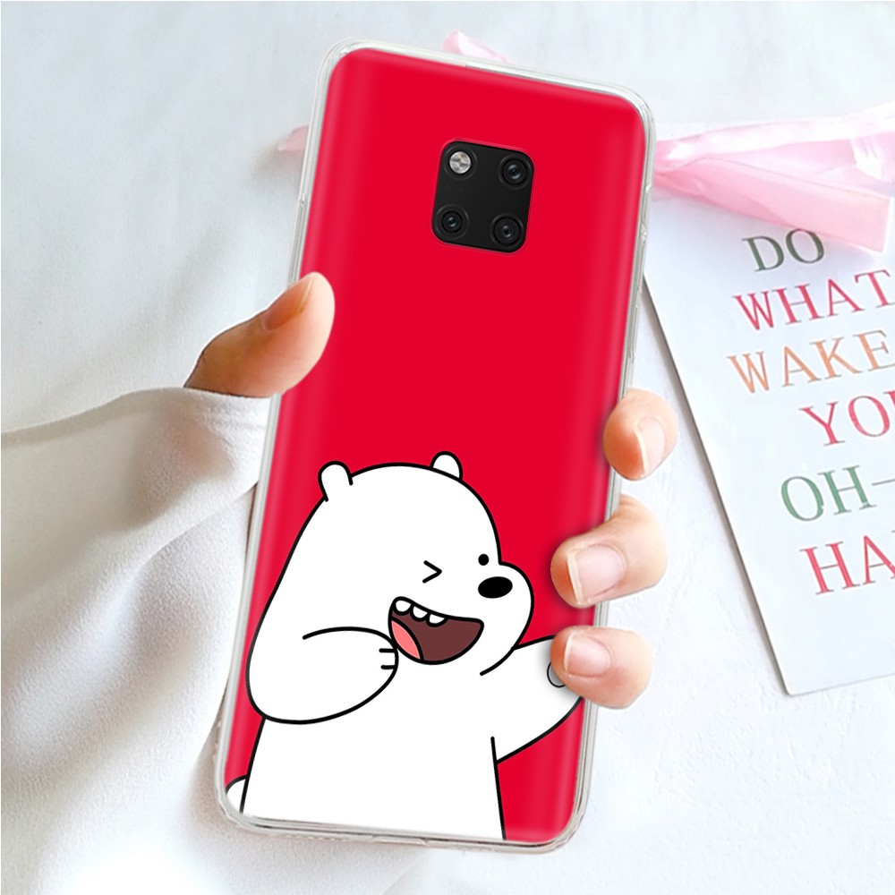 Ốp Điện Thoại Trong Suốt Hình We Bare Bears Cho Lg G5 G6 G7 G8 Thinq K9 K11 Q60 V20 V30 V30S V35 V40 Ty107