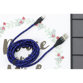 Cáp sạc Micro 2m xmobile LTMP Xanh navy