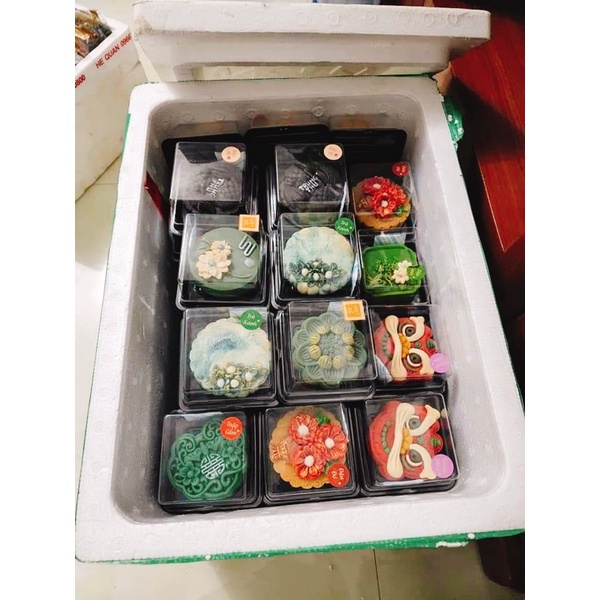 Bánh Trung Thu 3D - Hiện đại màu - truyền thống các loại