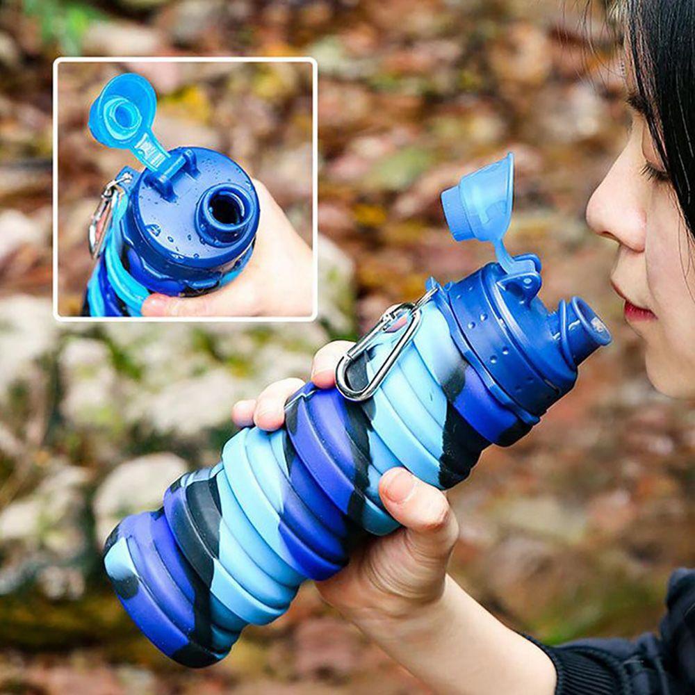 Bình Nước NICKOLAS Có Nắp Đậy Thiết Kế Gấp Gọn Tiện Dụng Cho Các Hoạt Động Thể Thao Ngoài Trời