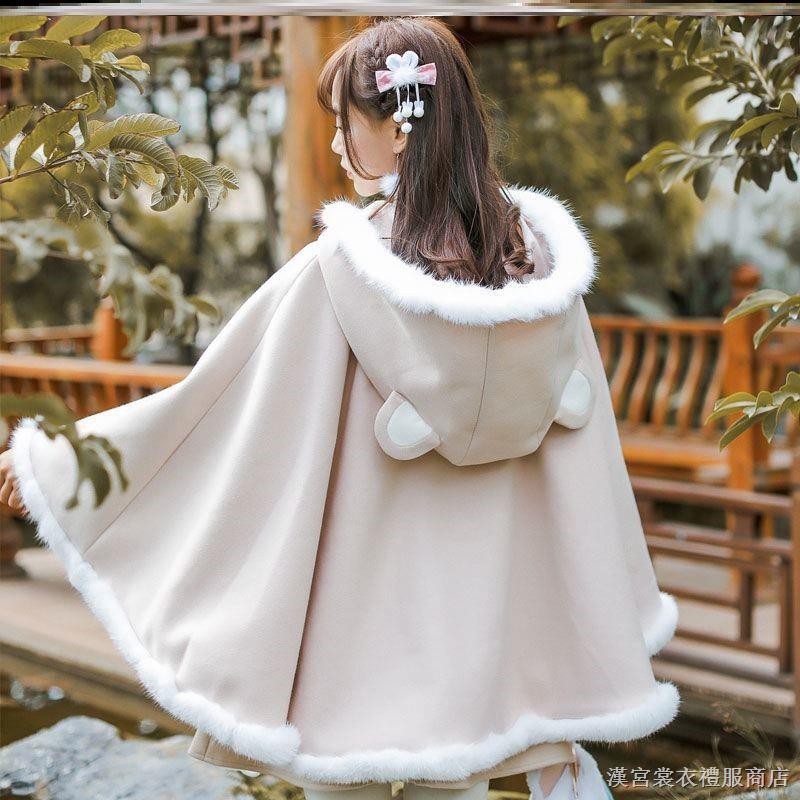 Áo choàng hóa trang cổ điển✉✁☇Áo choàng hán phục cách tân có mũ trùm cỡ lớn 300 Jin hợp mùa thu đông | BigBuy360 - bigbuy360.vn