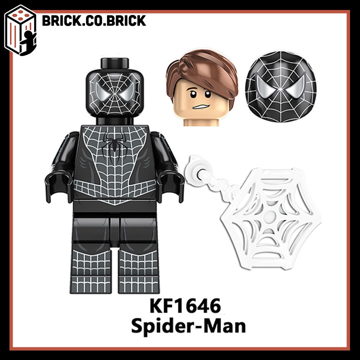 Spider Man No Way Home Minifigures Đồ Chơi Lắp Ráp Siêu Anh Hùng Người Nhện và Tiến Sĩ Bạch Tuộc KF6153