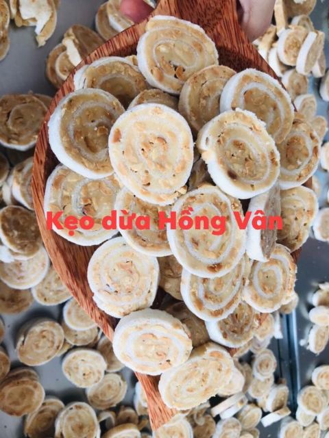 Kẹo dừa sữa cuộn Hồng Vân 1kg