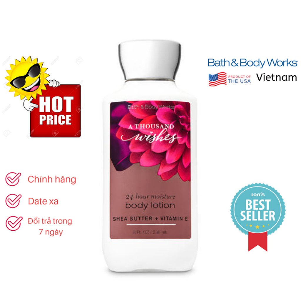 Sữa dưỡng thể Bath and Body Works A Thousand Wishes Body Lotion