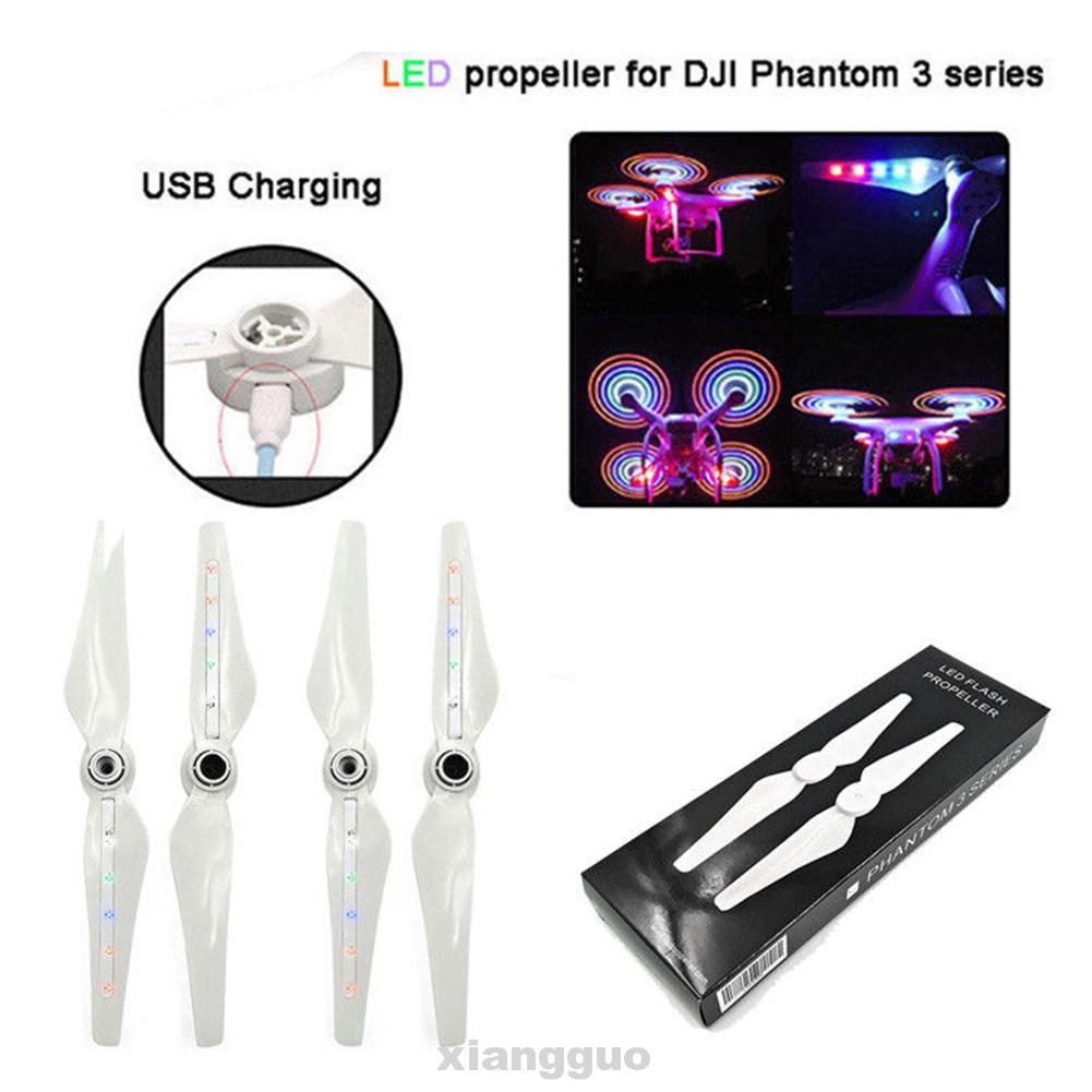 Set 2 Cánh Quạt Có Đèn Led Cho Drone Dji Phantom 3