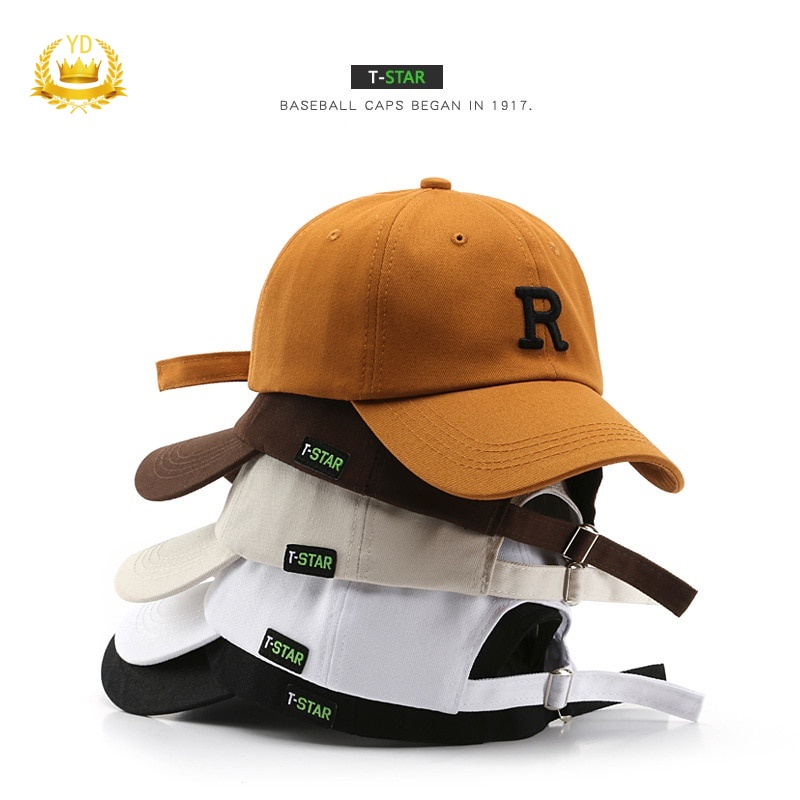 Mũ Lưỡi Trai Thêu Chữ R Thời Trang Mùa Hè 2021