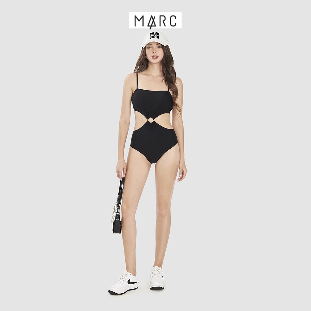 Đồ bơi nữ MARC FASHION 1 mảnh cutout vòng eo nhấn khoen PKPR0514