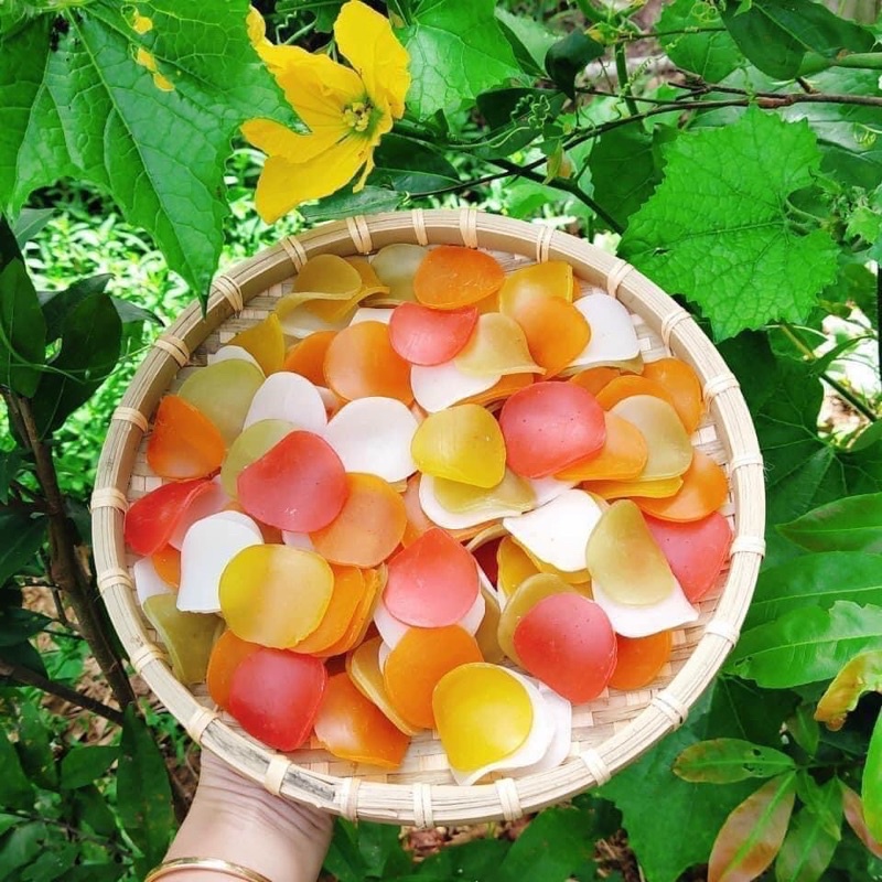 [HỎA TỐC SG] Bánh phồng tôm Sa đéc vị rau củ ngũ sắc thơm ngon 500g