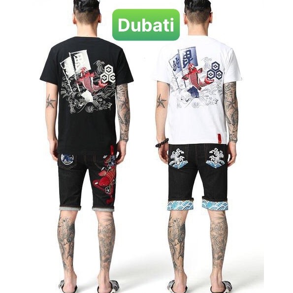 ÁO THUN NAM NỮ CÁ CHÉP ĐỎ FORM RỘNG HOT TREND MẠNH MẼ SÀNH ĐIỆU - DUBATI FASHION