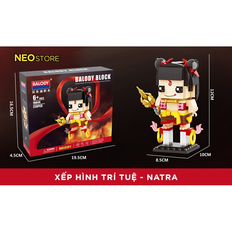 Xếp hình nhân vật Natra đáng yêu - 3D Mini Size - xếp hình trí tuệ