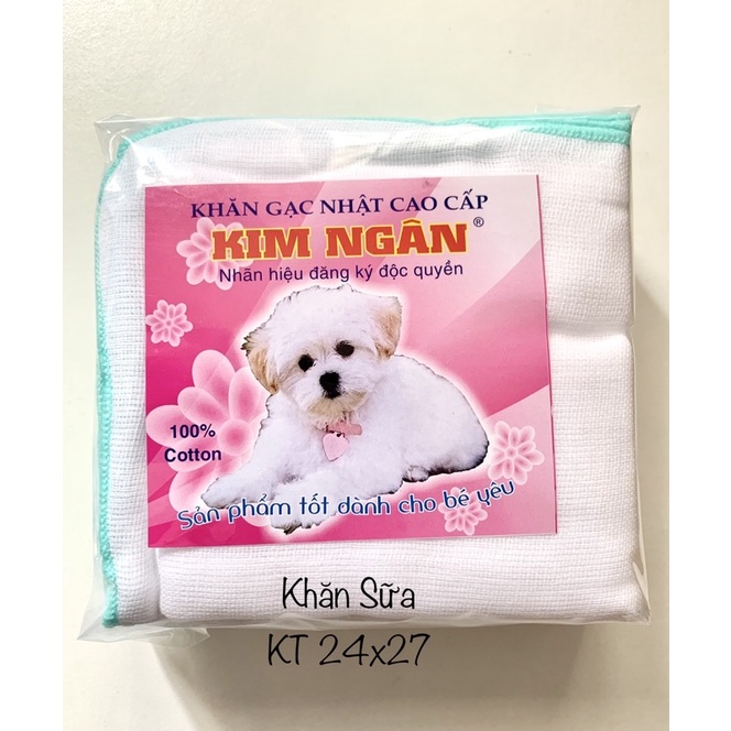 Khăn Sữa Cho Bé Khăn Sữa Sợi Tre 4 Lớp, 1 Lốc 10 cái