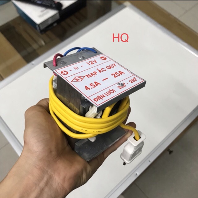 Máy nạp sạc ắc quy 12v 25ah  hàng Việt Nam chất lượng cao