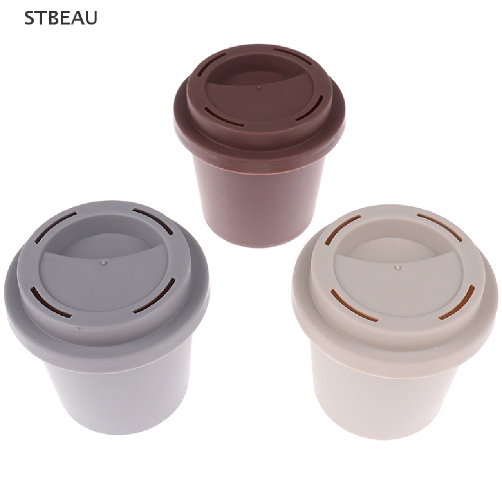 [Hàng mới về] Hộp đựng bông mút trang điểm hình dạng cốc cà phê đứng tiện lợi