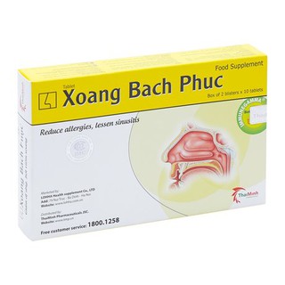 Viên uống hỗ trợ điều trị viêm xoang Xoang Bách Phục 20 viên