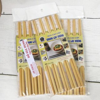 Set 10 đôi đũa gỗ cao cấp cực đẹp