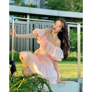 đầm hồng anh đào