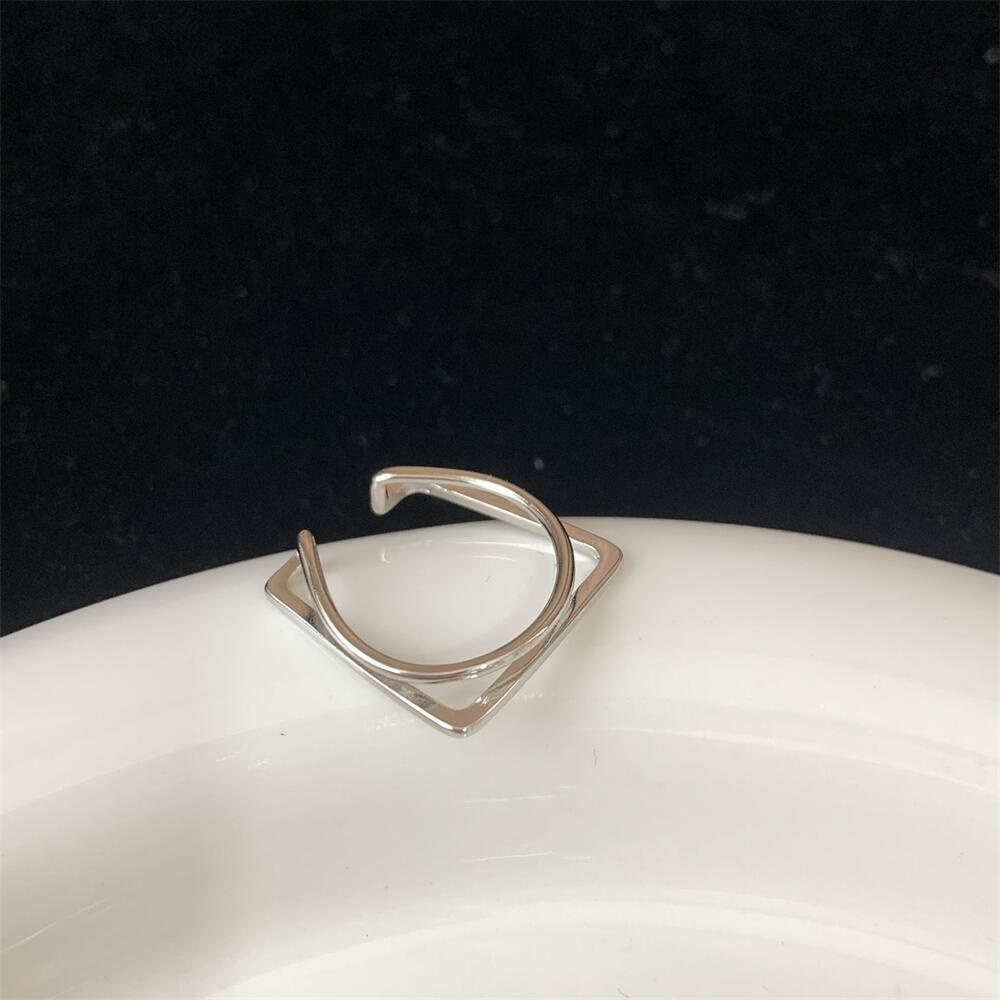 Nhẫn Hở Xếp Ly Phong Cách Harajuku Cá Tính Thời Trang Cho Nữ