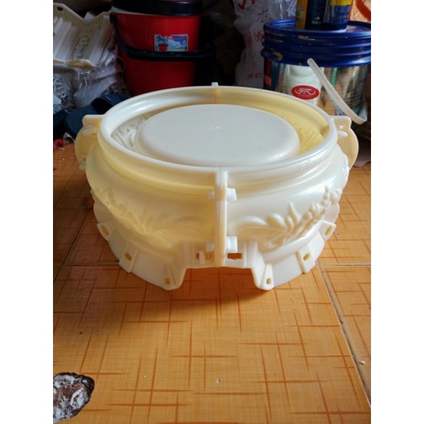 Bộ chậu tròn 60 cao 35cm chân ABS cao 15cm