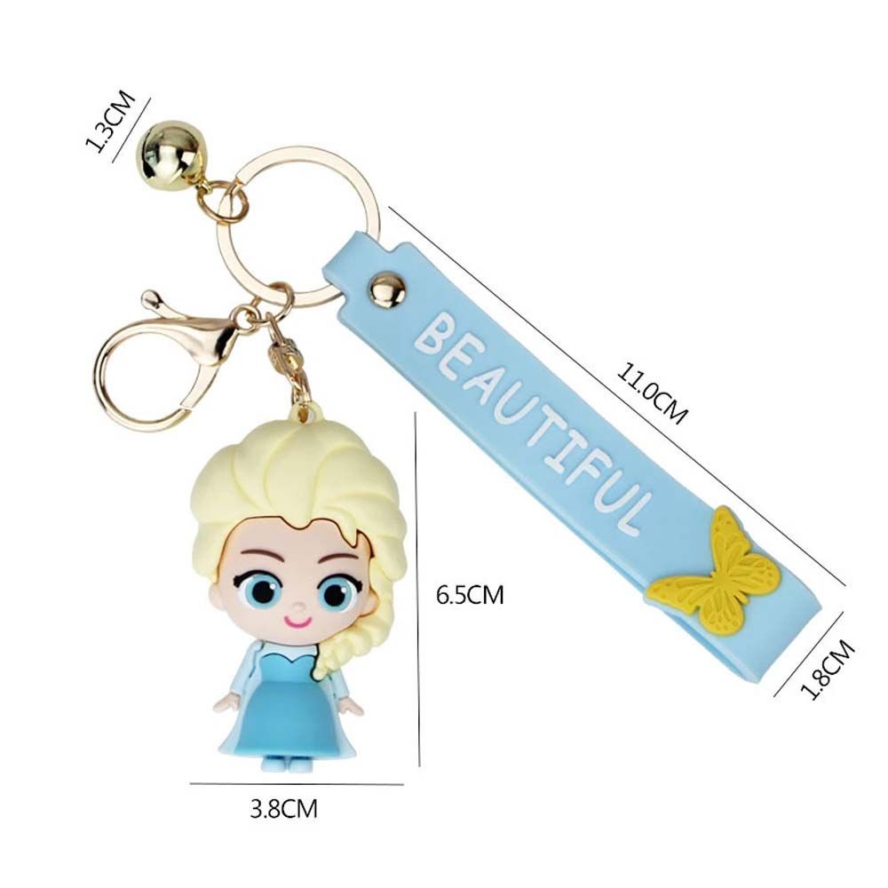 Móc khóa mặt hình công chúa Elsa/ Anna/ Olaf trong hoạt hình Frozen đáng yêu