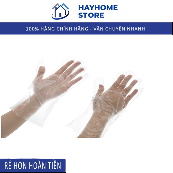 Găng Tay Ni Lông Sinh Học Tự Phân Hủy 100gr GIÁ TỔNG KHO Bao Tay Ni Lông Tự Hủy