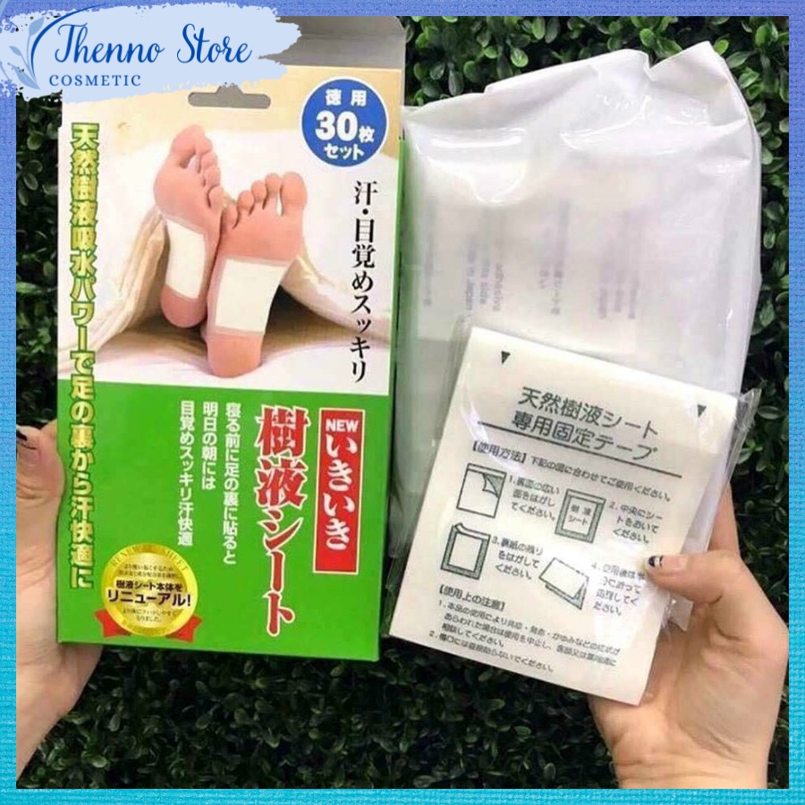 Miếng Dán Chân Thải Độc Tố KENKO Nhật Bản Hộp 30 Miếng