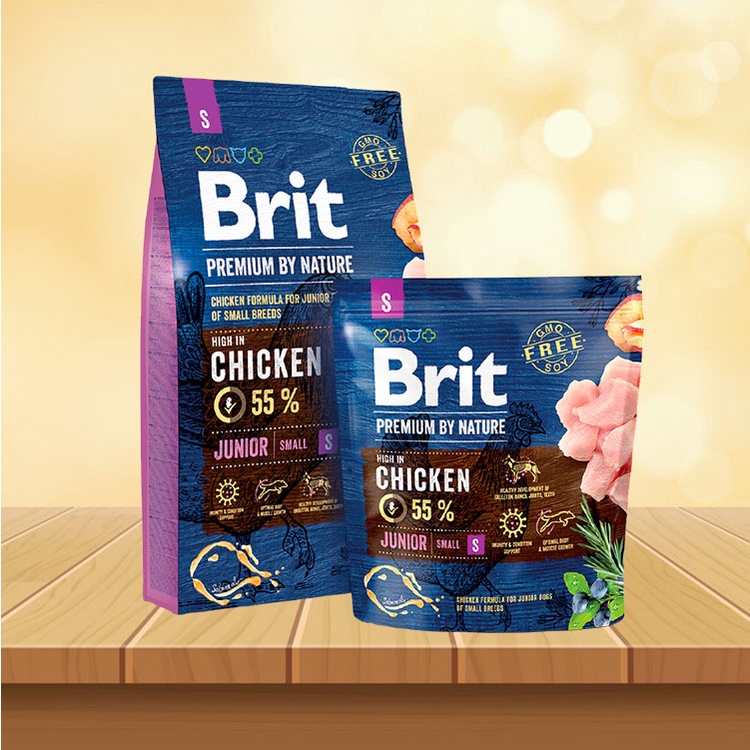 Thức Ăn Cho Chó Poodle Dưới 12 Tháng Tuổi Và Chó Mẹ - Brit Premium by Nature Junior S