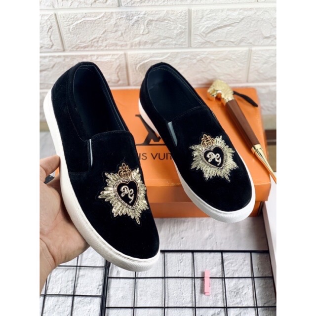 Giày lười slipnon nam d và g hót hít đế khâu chắc (free ship)