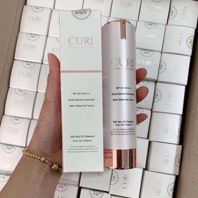 Kem chống nắng Curi căng bóng, nâng toner, kiềm dầu và dành cho da nhạy cảm nhất sps 50 pa +++