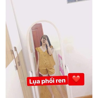 BỘ ĐỒ NGỦ LỤA SATIN MẶC NHÀ THOÁNG MÁT