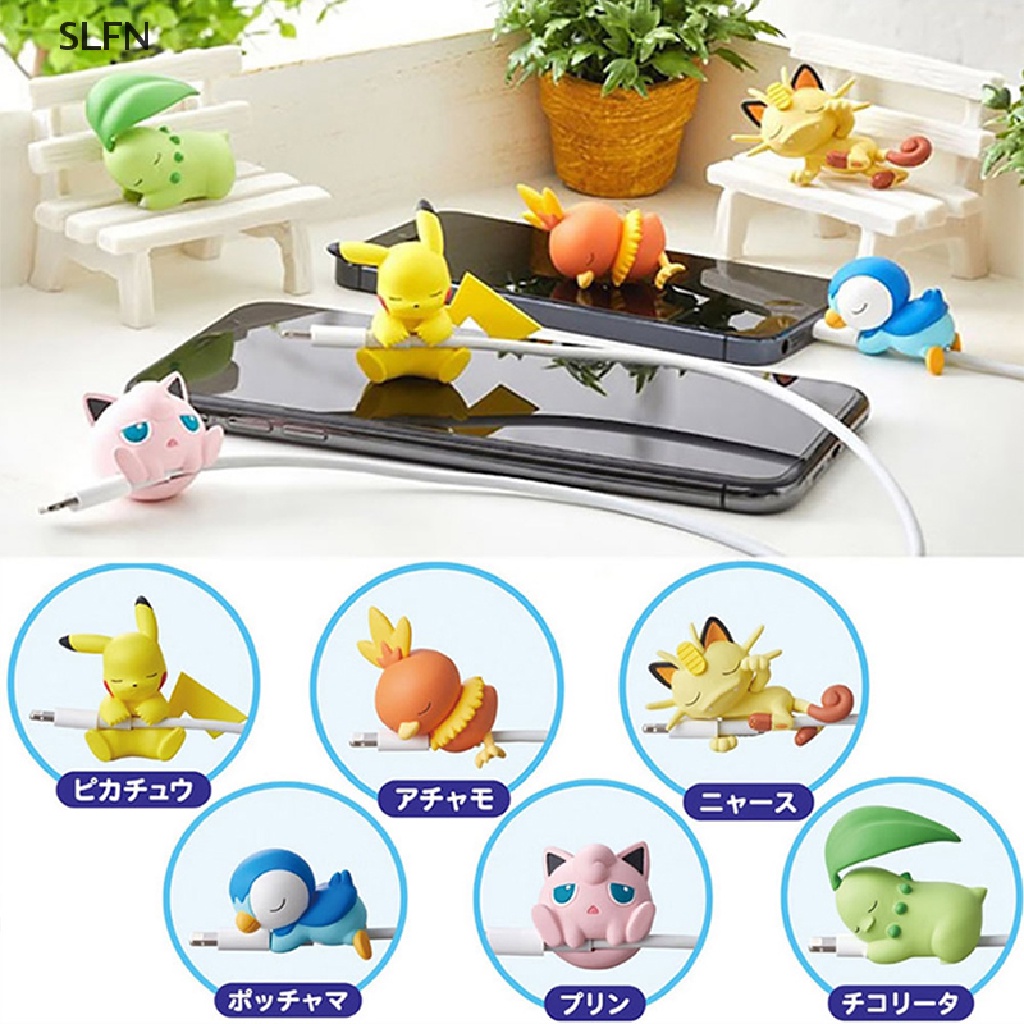 Phụ kiện bảo vệ đầu dây cáp USB hình Pokemon Pikachu