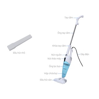 Máy hút bụi cầm tay MIDEA MVC SC861B/R/A