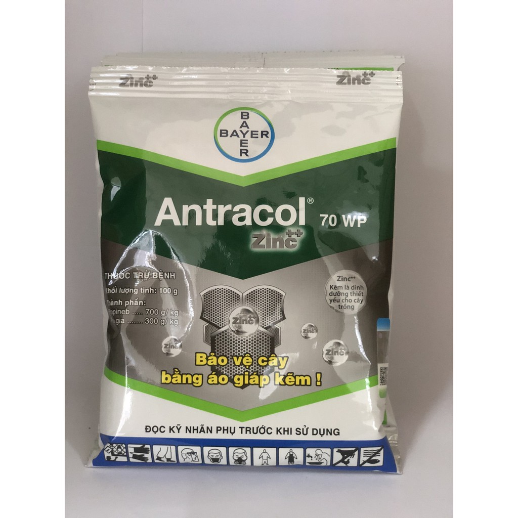 Antracol 70WP Gói/100G - Phòng Trừ Nấm Bệnh Cây Trồng