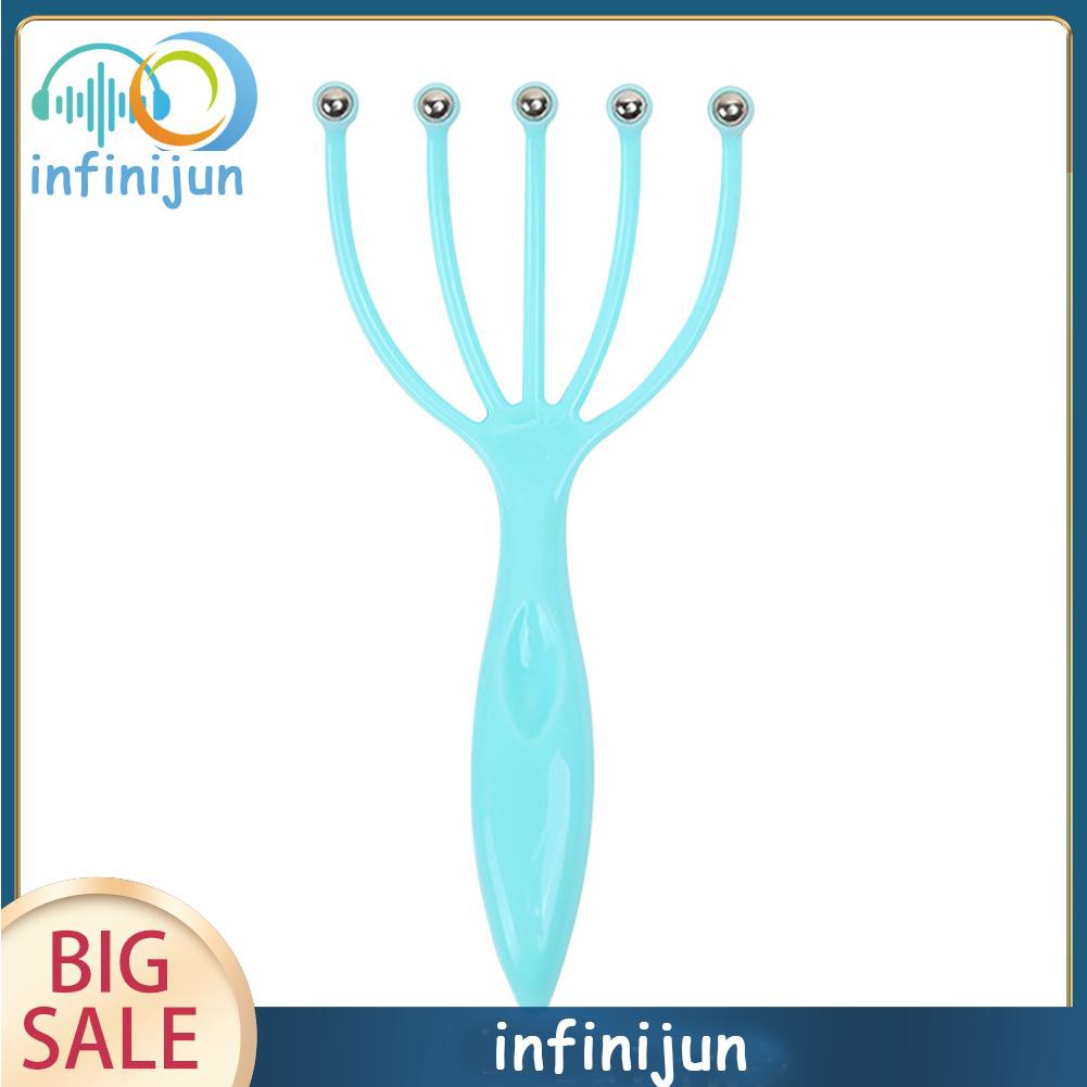 (Hàng Mới Về) Dụng Cụ Mát Xa Da Đầu Giảm Căng Thẳng Hình Bạch Tuộc