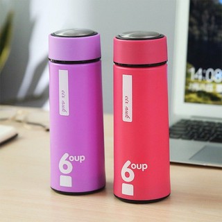 Bình Đựng Nước Giữ Nhiệt 6 Oup 2 Lớp Thủy Tinh Dung Tích 450ml, Nhiều Màu Sắc