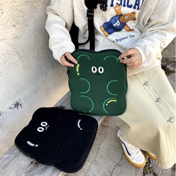 Túi Đựng laptop Họa Tiết Gấu Dễ Thương 13 10 11 inch