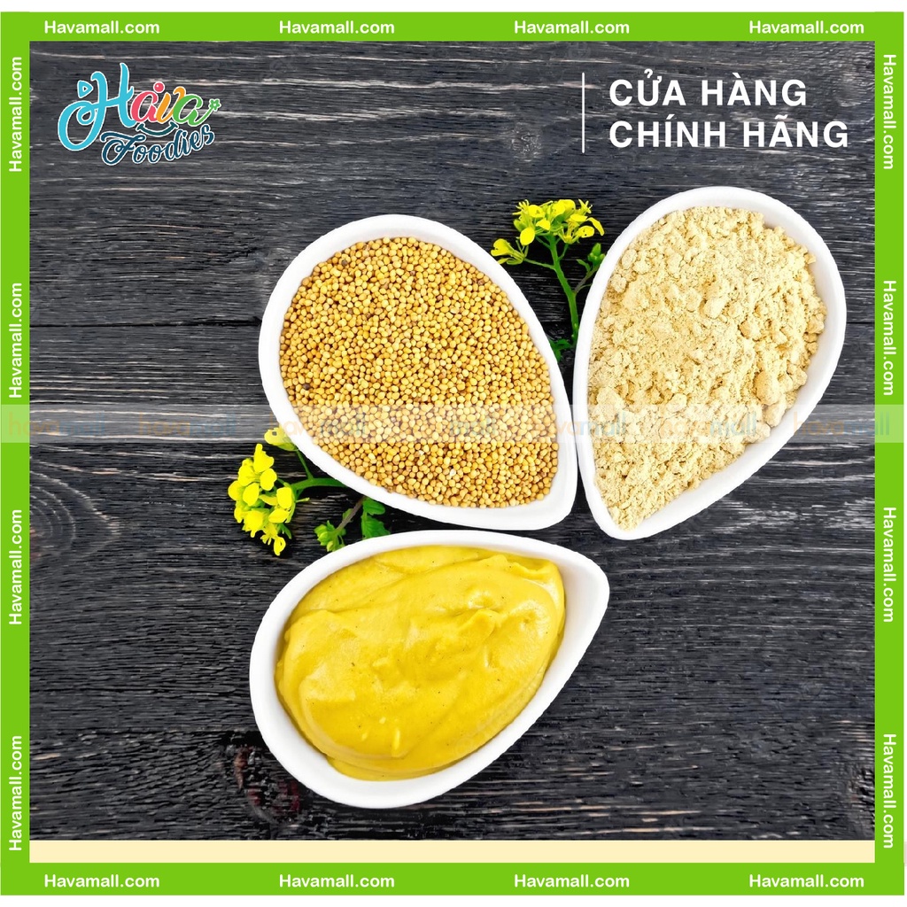 Bột Mù Tạt Vàng Havafoodies - Mustard Powder