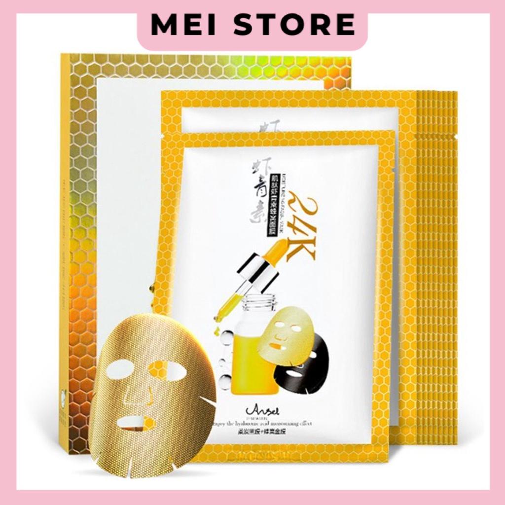 Mặt Nạ Ansel Tổ Ong Vàng 24K Dưỡng Ẩm Giảm Nếp Nhăn Nâng Cơ Săn Chắc Da