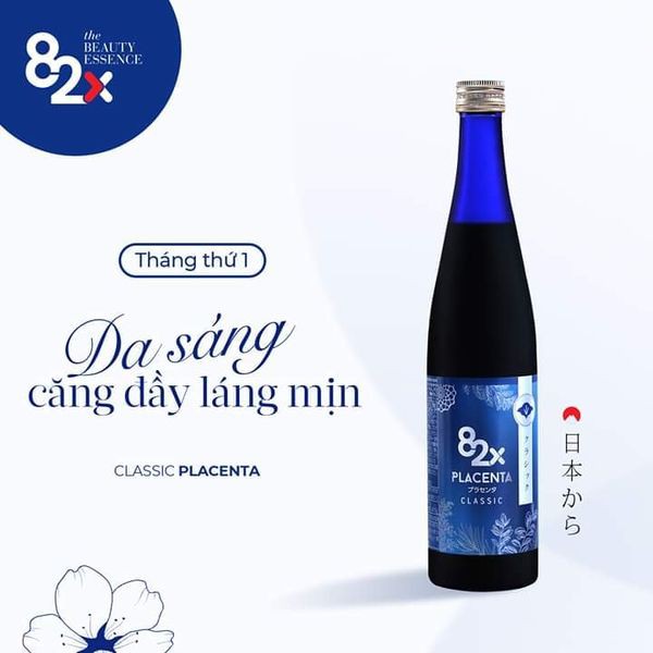 Combo 82X Cho Phụ Nữ U40: DA ĐẸP NHƯ Ý - CĂNG TRÀN SẮC XUÂN 3 chai 82X Placenta + Placenta + Collagen