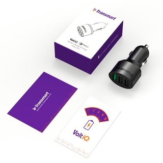 Tẩu sạc xe hơi - xe máy tronsmart 3 cổng 42w hỗ trợ sạc nhanh qc 3.0 -