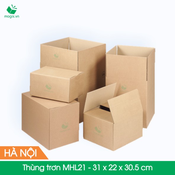 MHL21 - 31 x 22 x 30,5 cm - 10 Thùng hộp carton