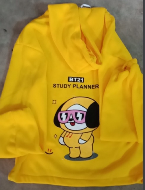 CÓ SẴN - Áo khoác BT21 oversize, áo khoác nỉ BTS | BigBuy360 - bigbuy360.vn