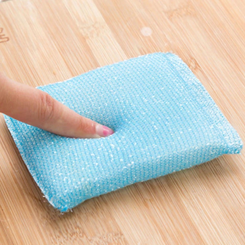 Set 4 miếng bọt biển rửa chén chống dính dầu màu sắc ngẫu nhiên
