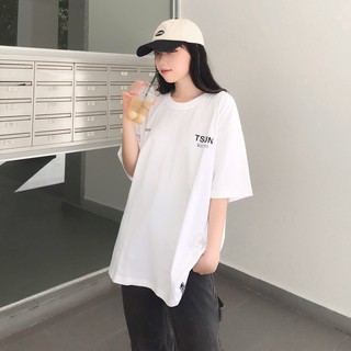 Áo thun TSUN basic - Sig 1 - Trắng - Unisex