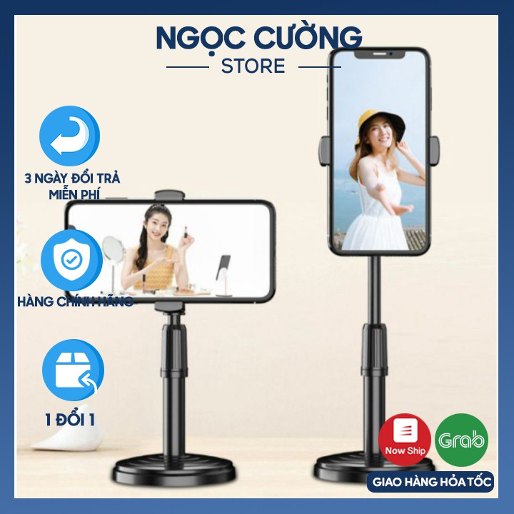 Kẹp điện thoại xem phim, chụp ảnh, quay video livestream, giá đỡ điện thoại để bàn cao cấp, tiện lợi sử dụng