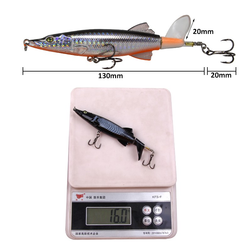 Mồi câu cá giả 13cm / 16g tùy chọn màu sắc