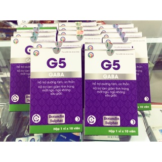 Viên uống an thần,dưỡng tâm G5 GABA ( Hiệu quả rõ rệt )